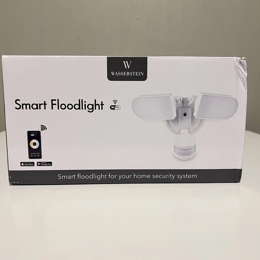New Wasserstein Wired Smart Security Floodlight 2000 Lumens Motion Detection
